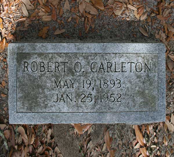 Robert O. Carleton Gravestone Photo