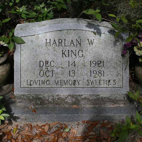 Harlan W. King Gravestone Photo