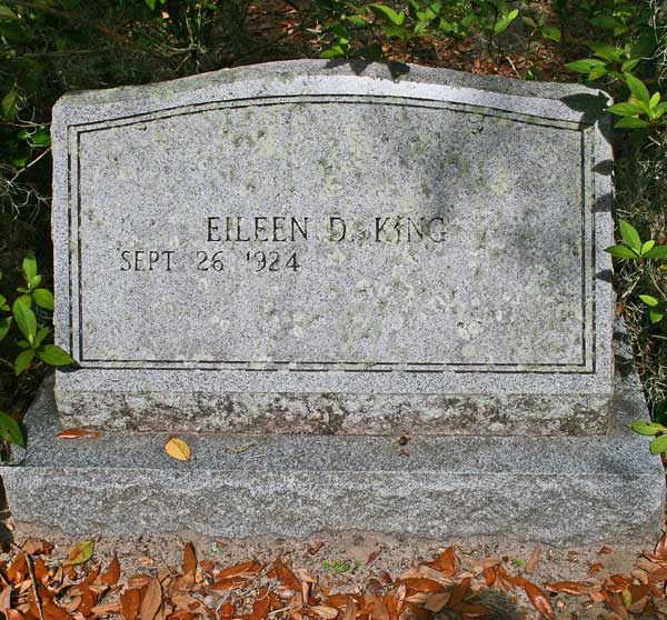 Eileen D. King Gravestone Photo