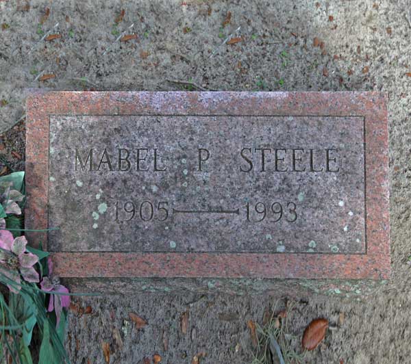 Mabel P. Steele Gravestone Photo