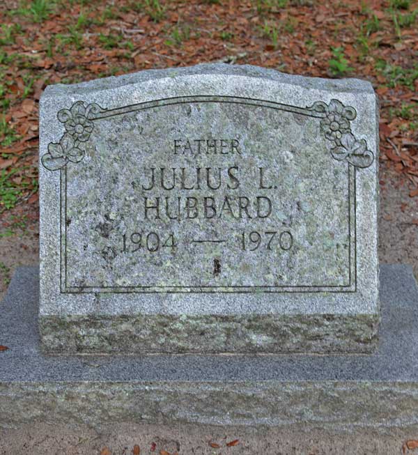 Julius L. Hubbard Gravestone Photo