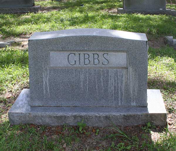  Gibbs family Gravestone Photo