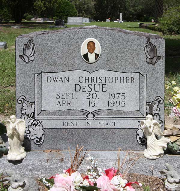 Dwan Christopher DeSue Gravestone Photo