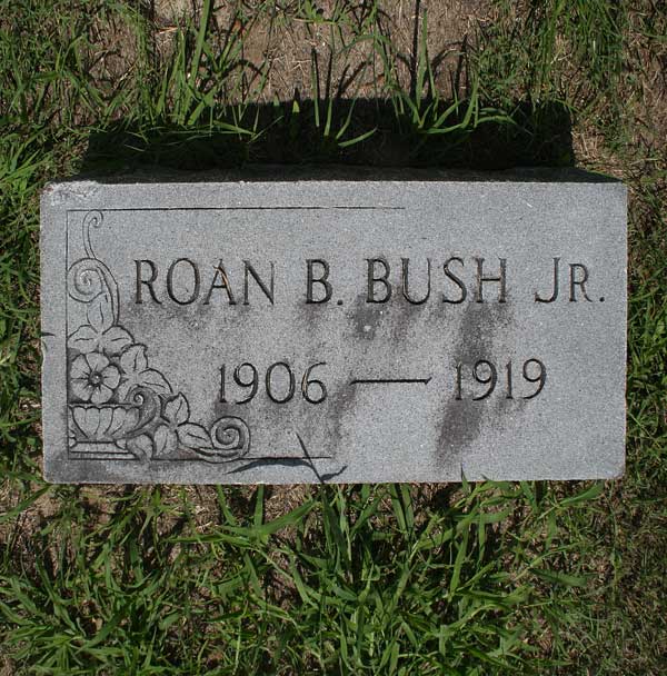 Roan B. Bush Gravestone Photo