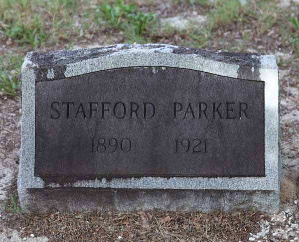 Stafford Parker Gravestone Photo