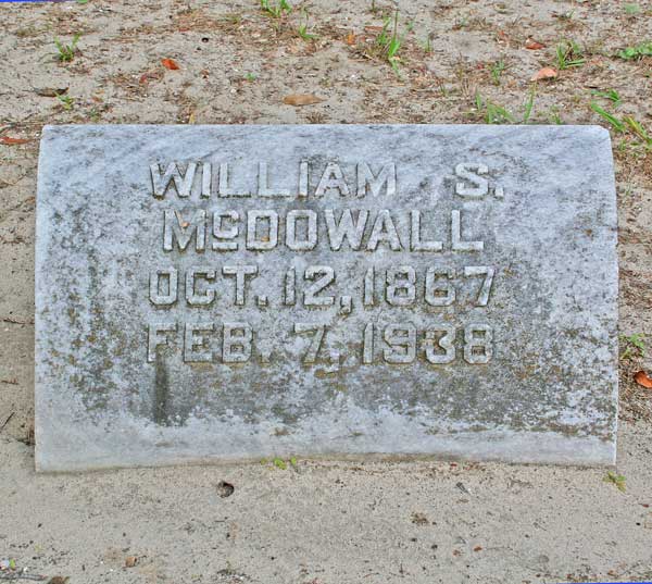 William S. McDowall Gravestone Photo