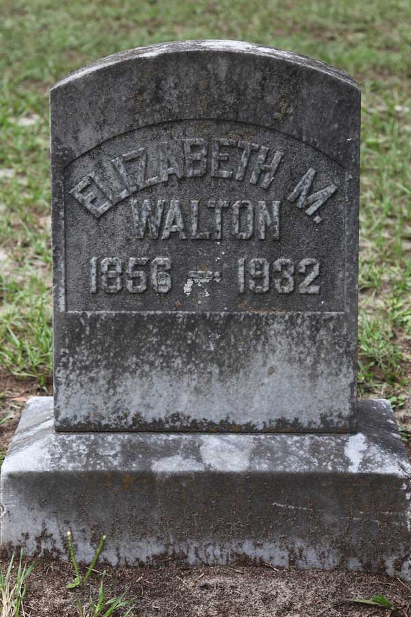 Elizabeth M. Walton Gravestone Photo