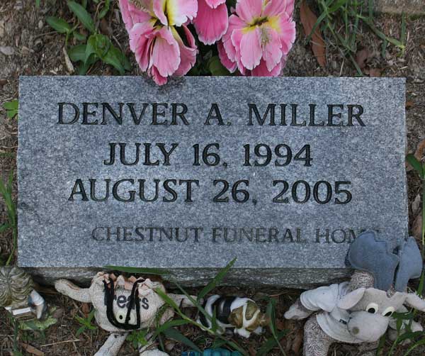 Denver A. Miller Gravestone Photo