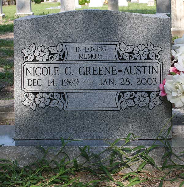 Nicole C. Greene-Austin Gravestone Photo