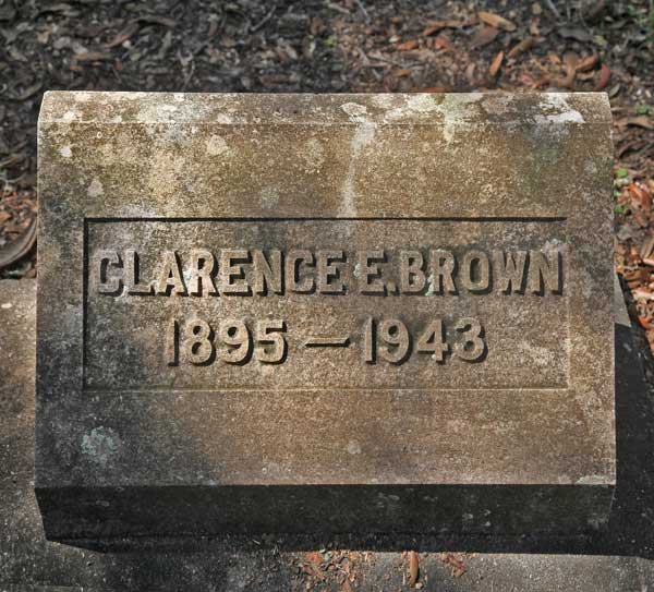Clarence E. Brown Gravestone Photo