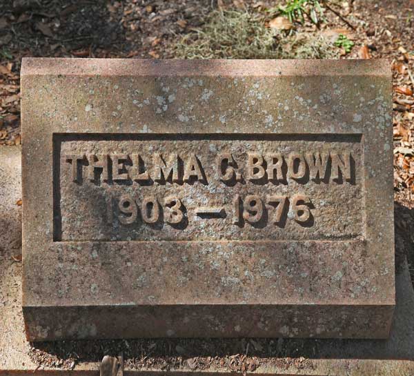 Thelma C. Brown Gravestone Photo