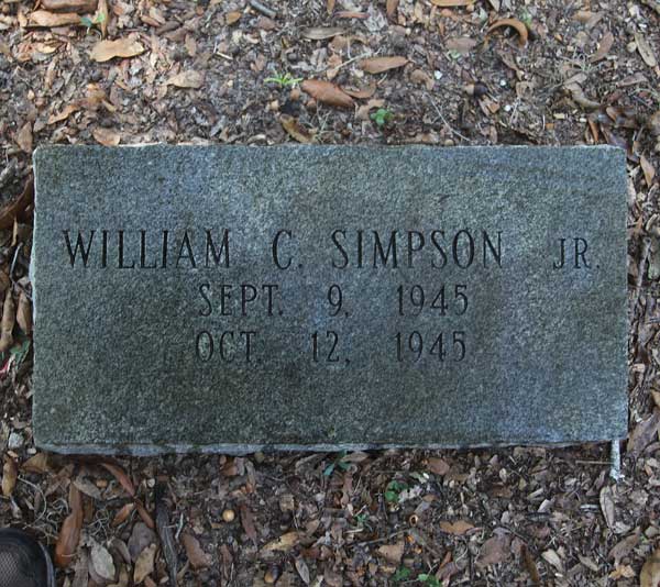 William C. Simpson Gravestone Photo