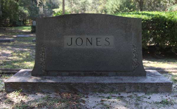  Jones Gravestone Photo