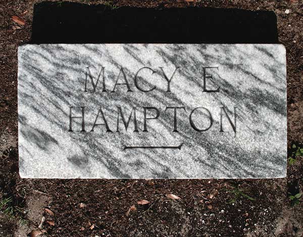 Macy E. Hampton Gravestone Photo