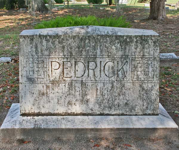  Pedrick Family Monument Gravestone Photo