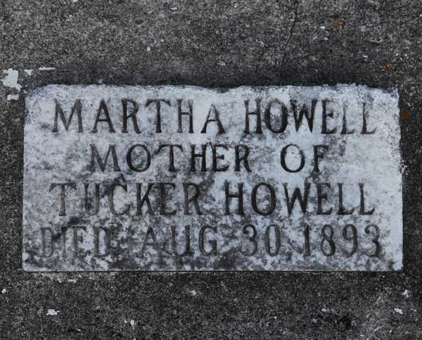 Martha Howell Gravestone Photo