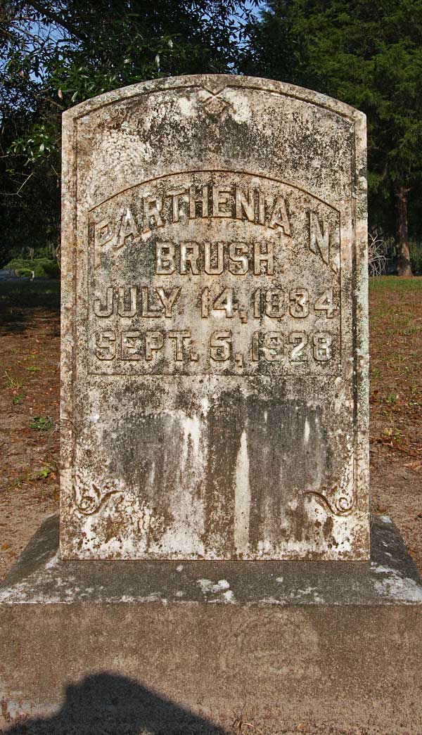 Parthenia N. Brush Gravestone Photo