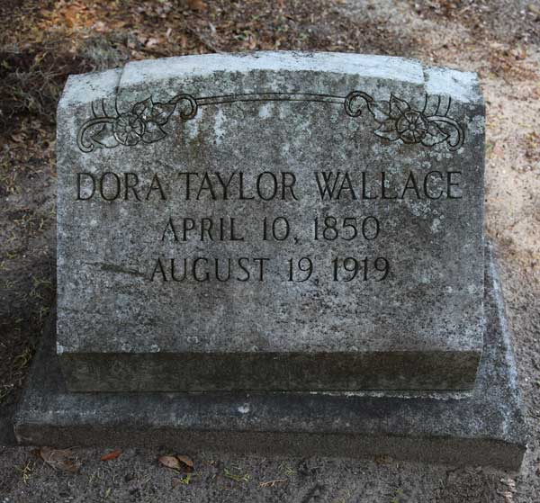Dora Taylor Wallace Gravestone Photo