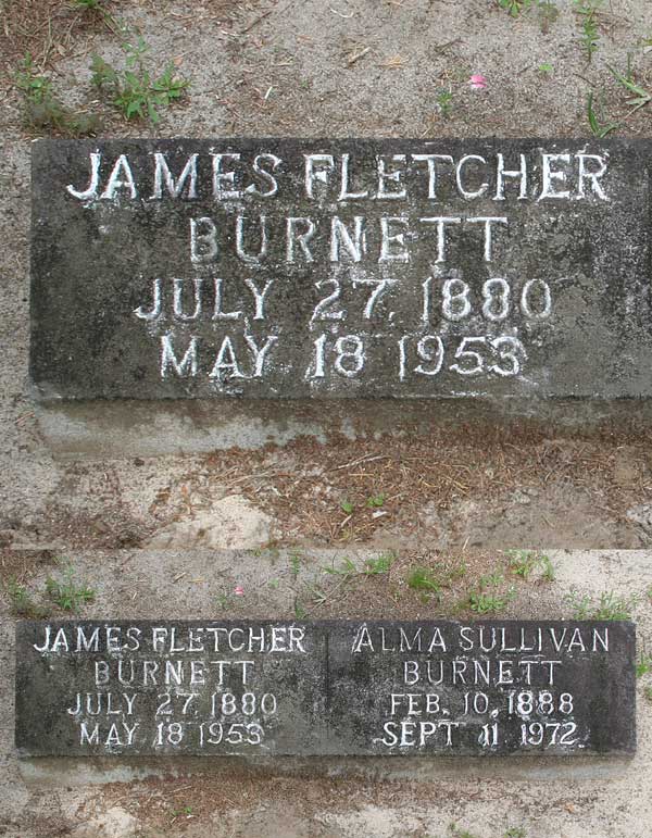 James Fletcher Burnett Gravestone Photo