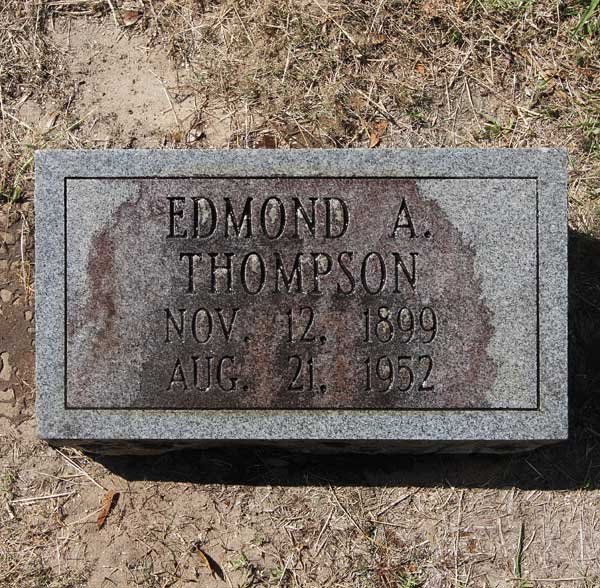 Edmond A. Thompson Gravestone Photo