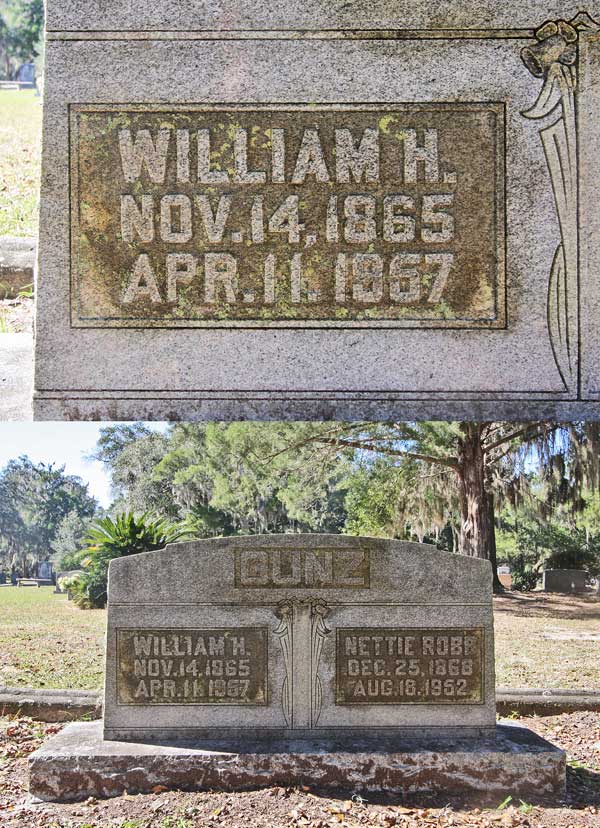 William H. Gunz Gravestone Photo