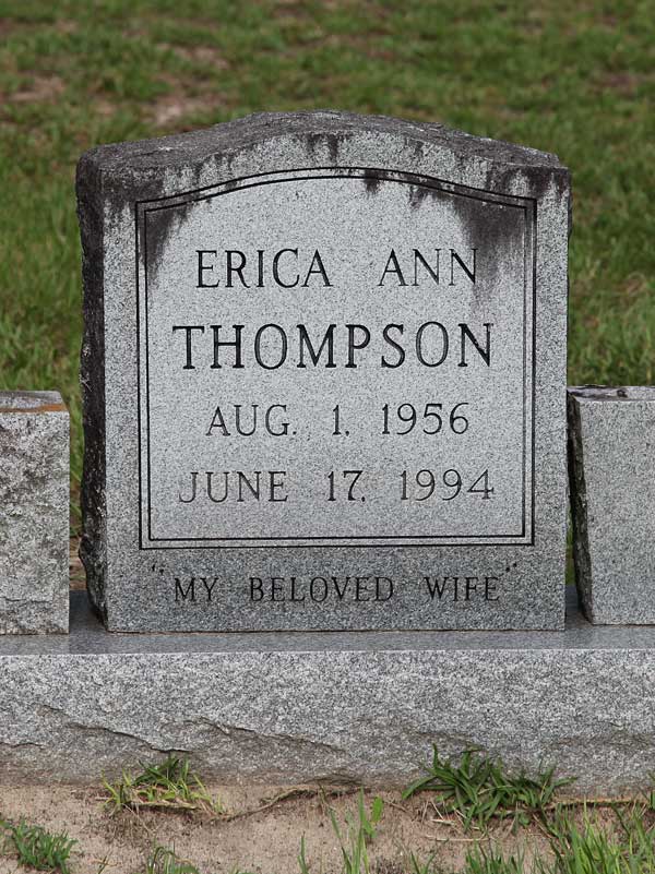 Erica Ann Thompson Gravestone Photo