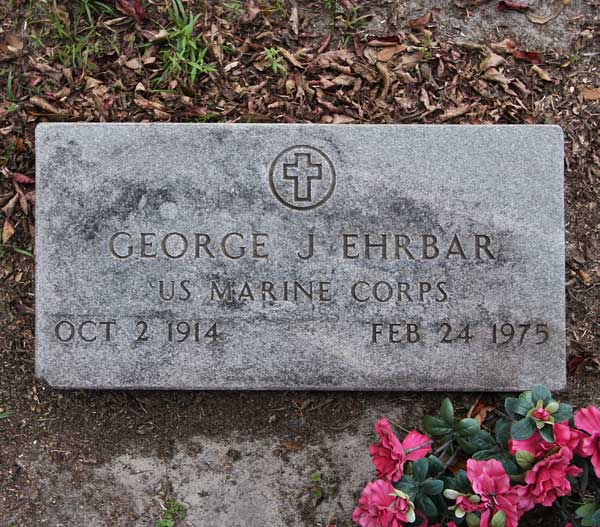 George J. Ehrbar Gravestone Photo