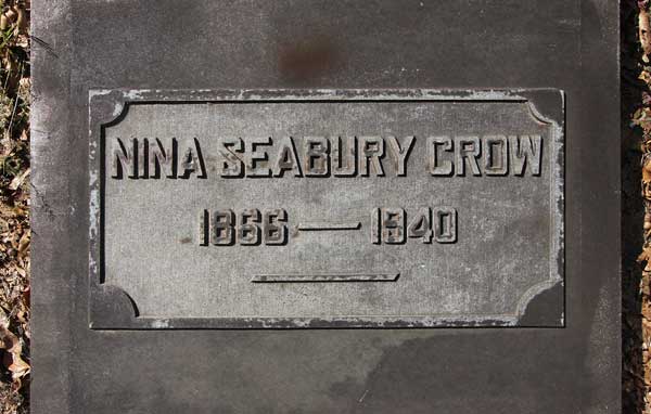 Nina Seabury Crow Gravestone Photo