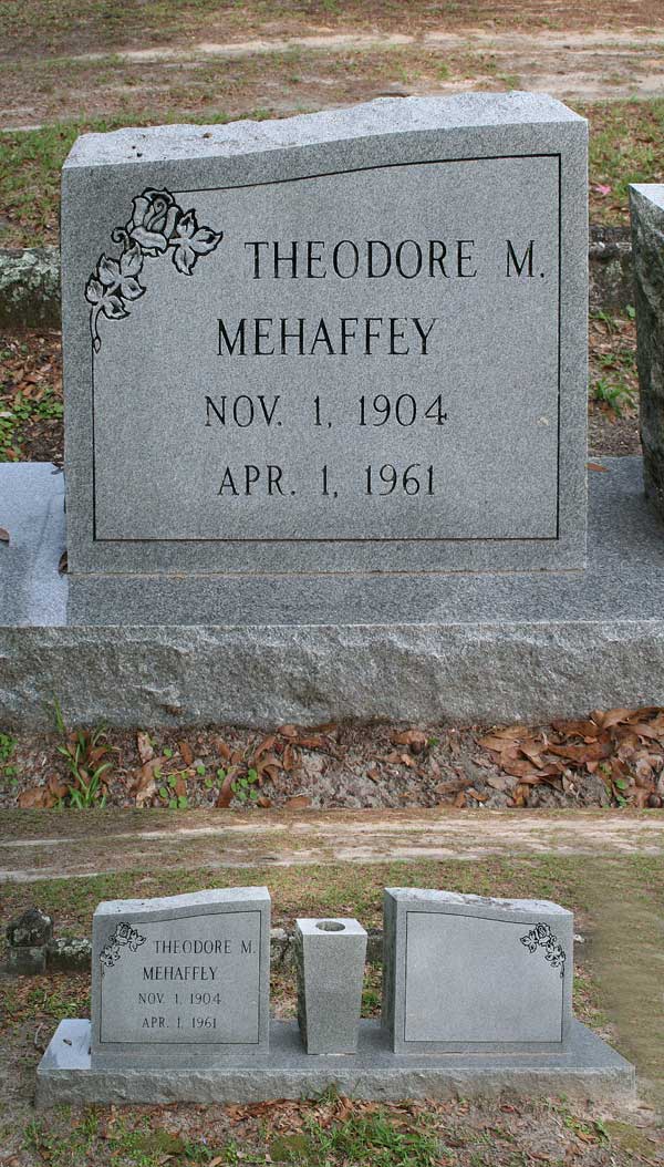 Theodore M. Mehaffey Gravestone Photo