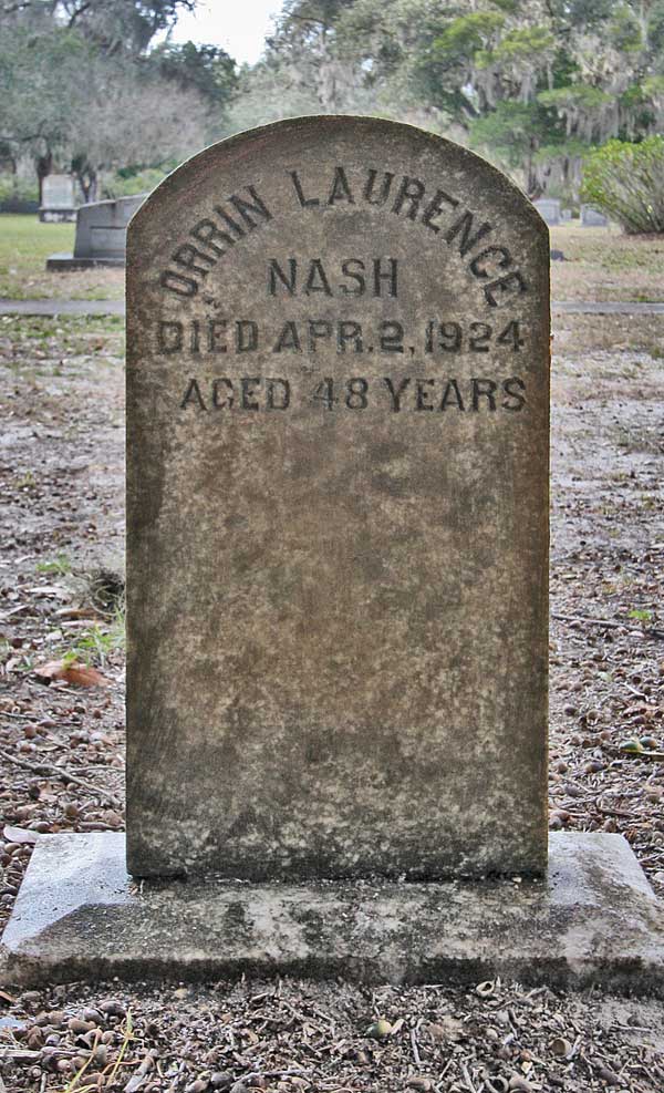 Orrin Laurence Nash Gravestone Photo