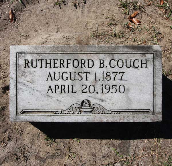 Rutherford B. Couch Gravestone Photo