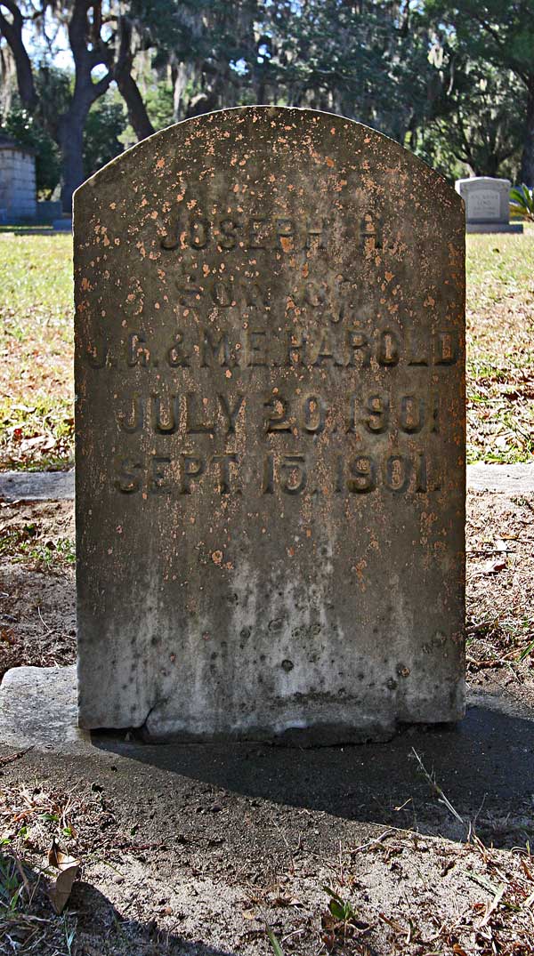  Joseph H. Harold Gravestone Photo