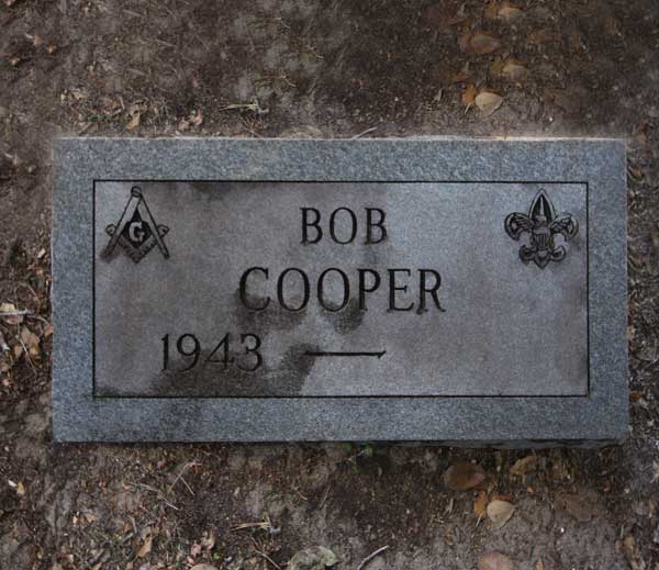 Bob Cooper Gravestone Photo