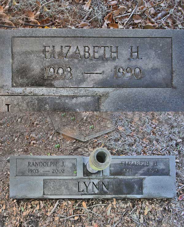 Elizabeth H. Lynn Gravestone Photo