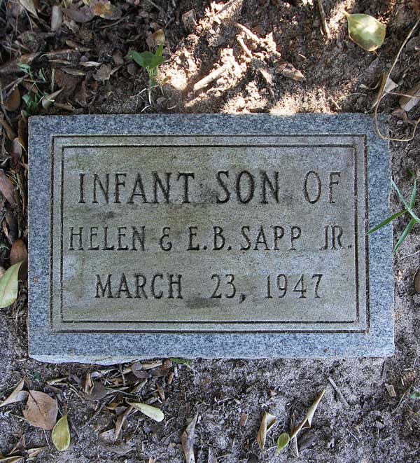  Sapp Gravestone Photo