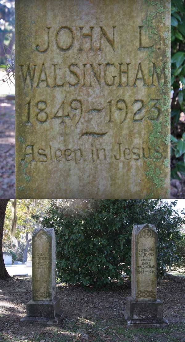 John L. Walsingham Gravestone Photo