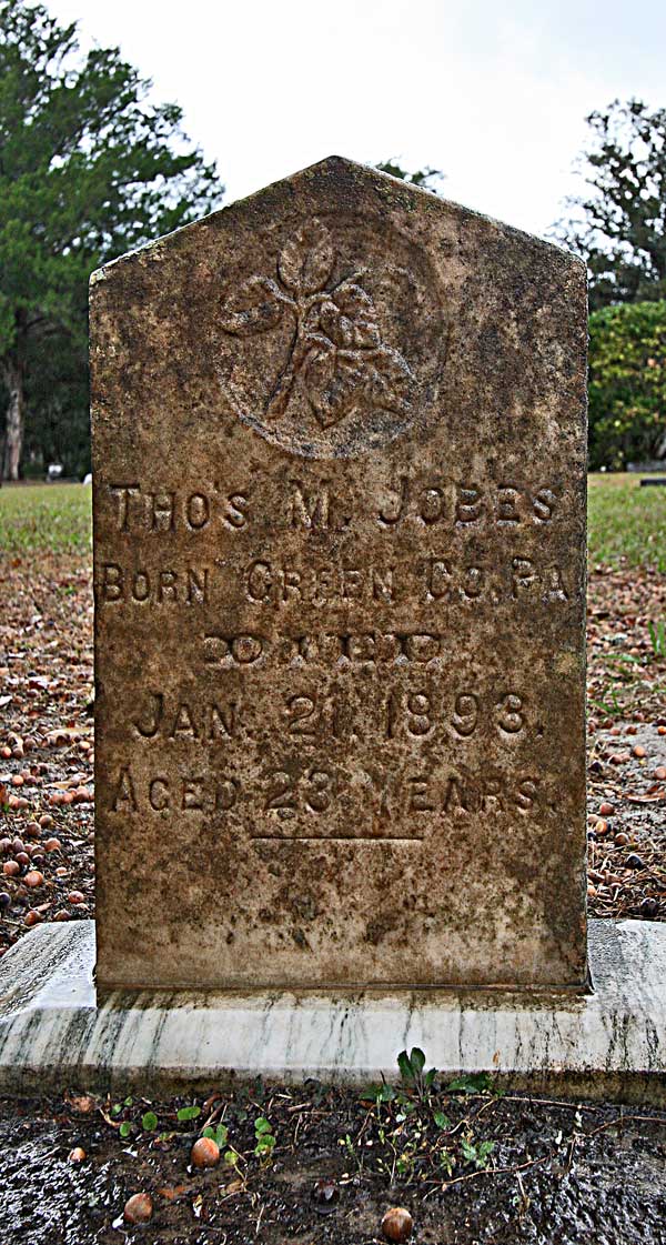 Thomas M. Jobes Gravestone Photo