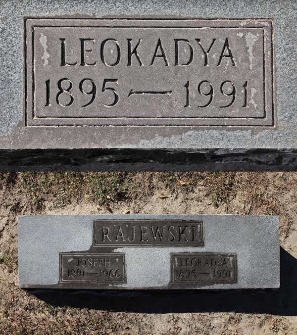 Leokadya Rajewski Gravestone Photo