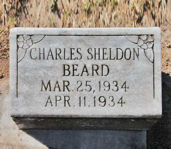 Charles Sheldon Beard Gravestone Photo
