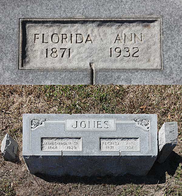 Florida Ann Jones Gravestone Photo