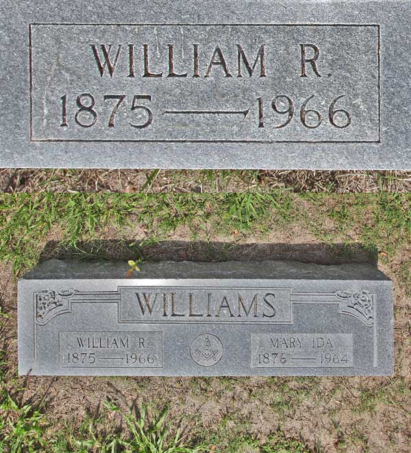 William R. Williams Gravestone Photo