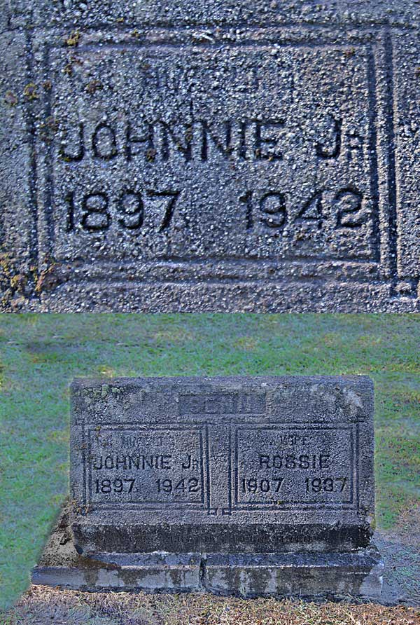 Johnnie J. Senn Gravestone Photo