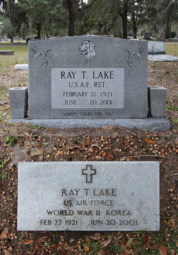 Ray T. Lake Gravestone Photo