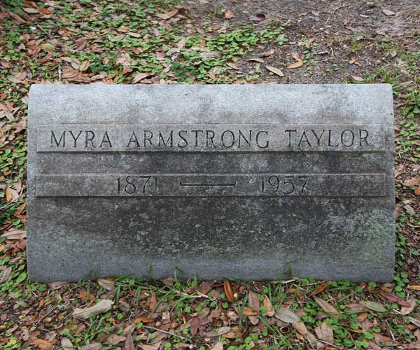 Myra Armstrong Taylor Gravestone Photo