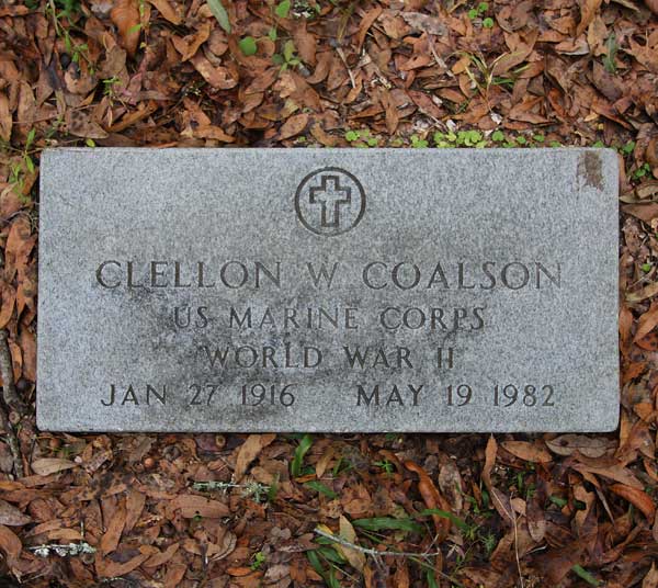 Clellon W. Coalson Gravestone Photo