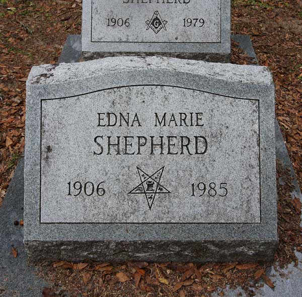 Edna Marie Shepherd Gravestone Photo