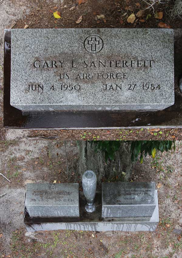 Gary L. Santerfeit Gravestone Photo