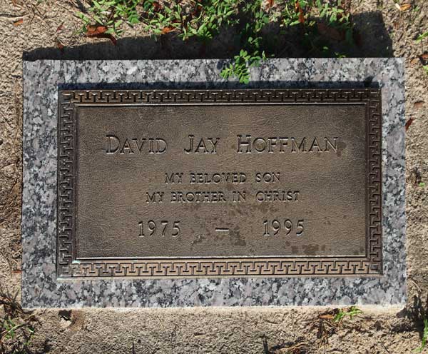 David Jay Hoffman Gravestone Photo