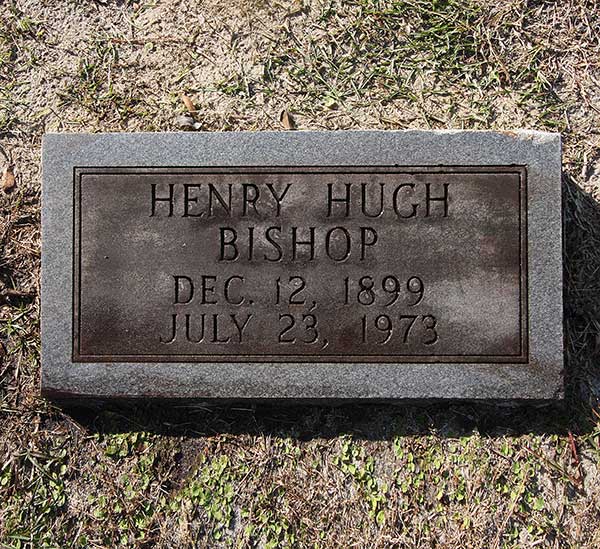 Henry Hugh Bishop Gravestone Photo