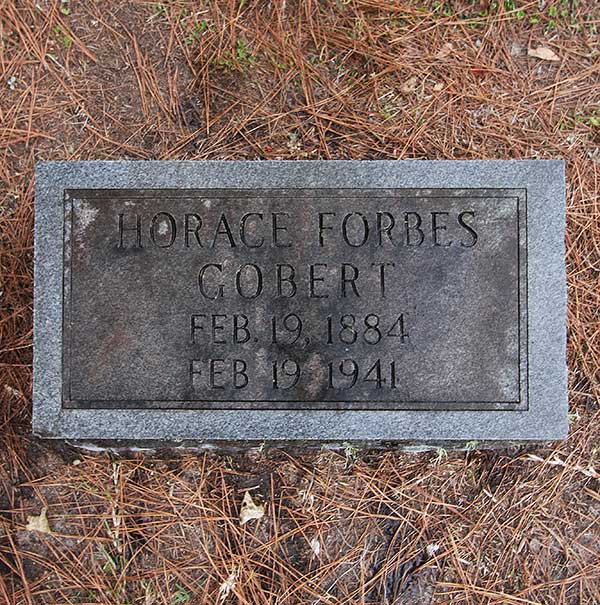 Horace Forbes Gobert Gravestone Photo